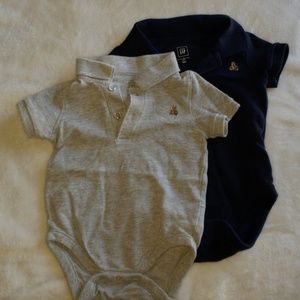 Baby Gap polo onesies